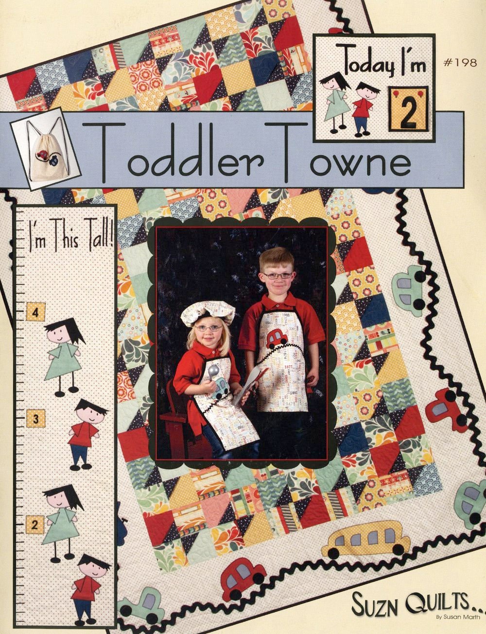 Toddler Towne Quilt Pattern Book by Susan Marth for Suzn Quilts