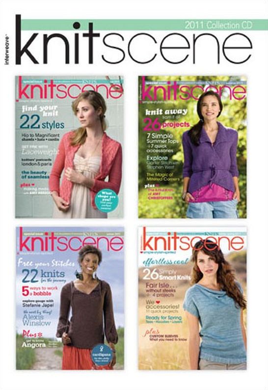 Knitscene Magazine 2011 Collection Issues on CD