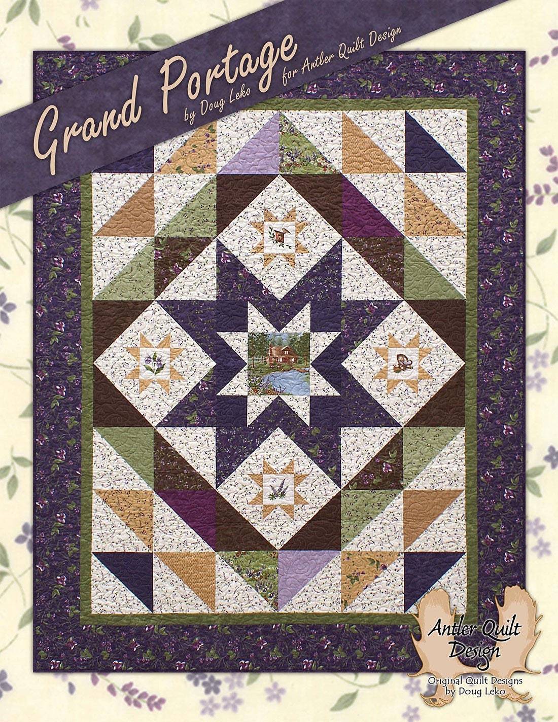 Grand Portage Quilt Pattern Book by Doug Leko of Antler Quilt Designs
