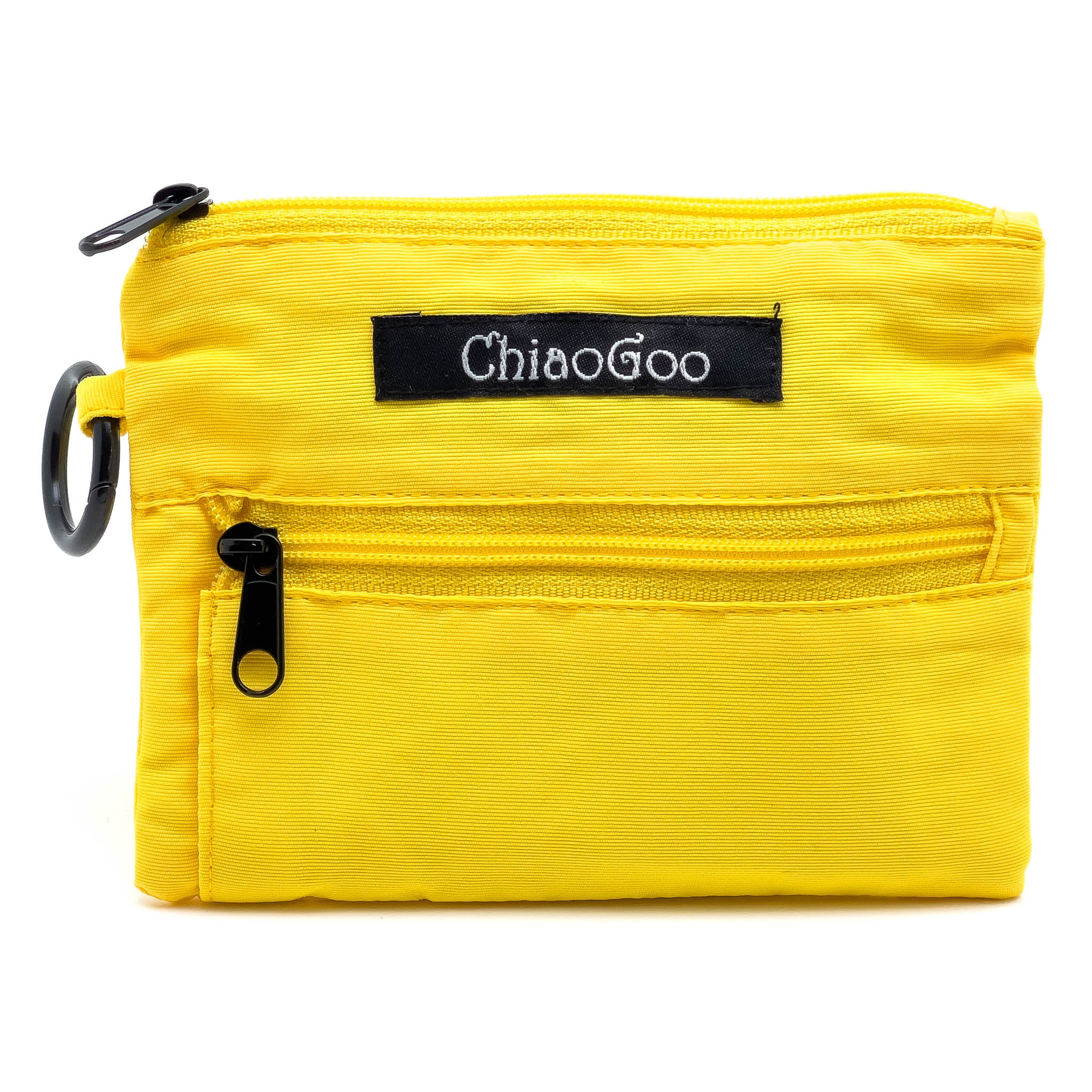 ChiaoGoo TWIST 3-Inch Shorties Yellow Set US-9 - US-11 Stainless Steel Interchangeable Knitting Needles
