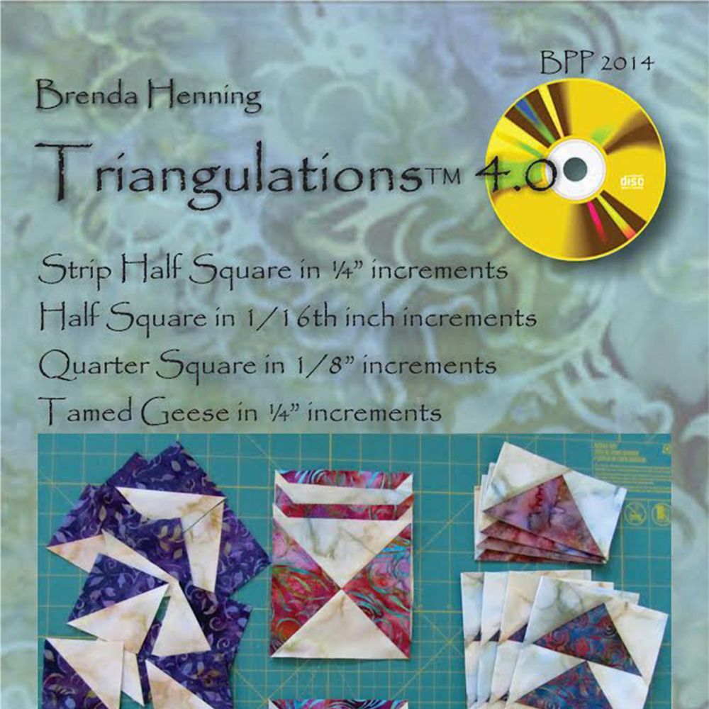 Triangulations 4.0 Quilting Software by Brenda Henning of Bear Paw Productions