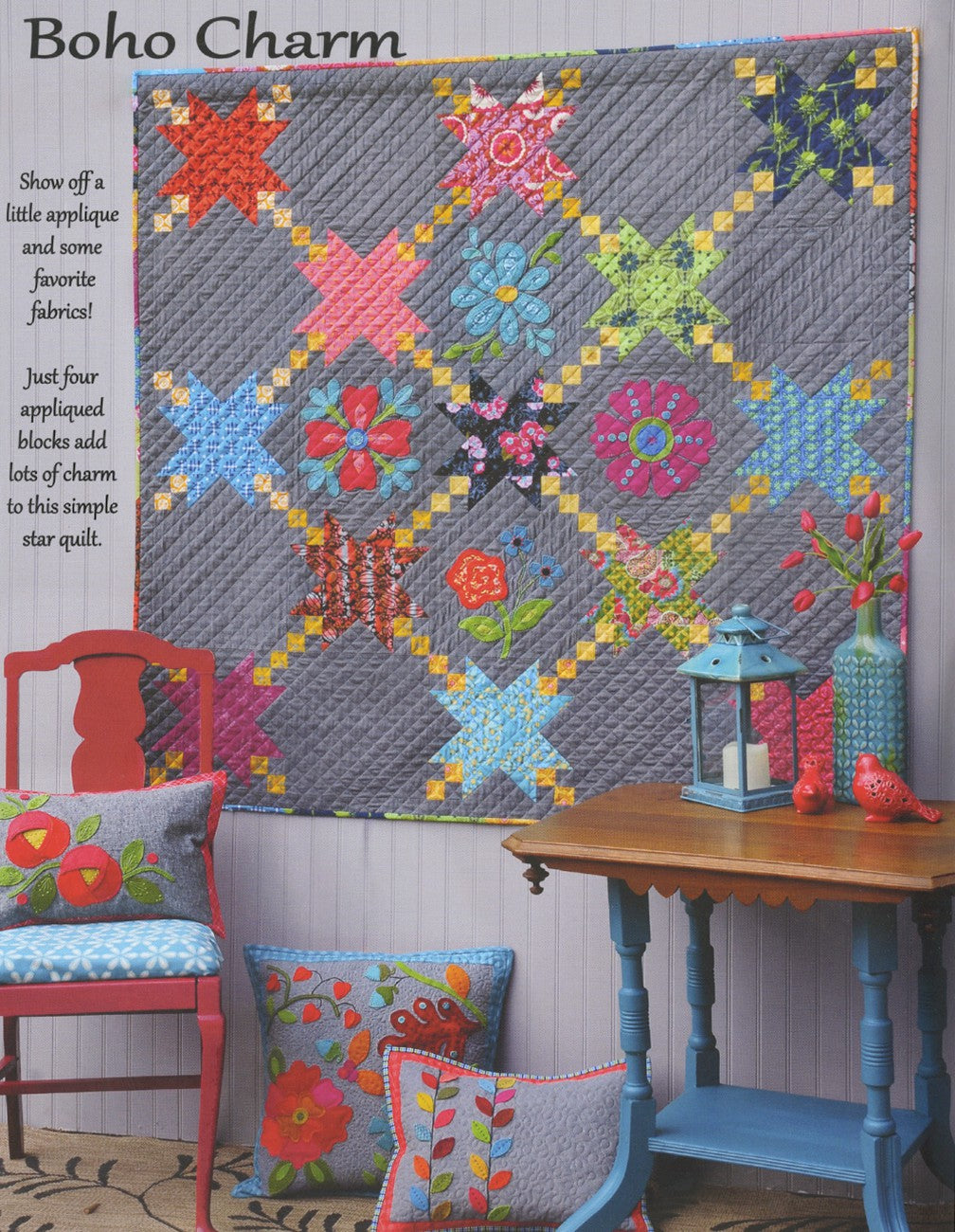 The Joyful Stitcher Quilt Pattern Book by Heather Peterson of Anka's Treasures
