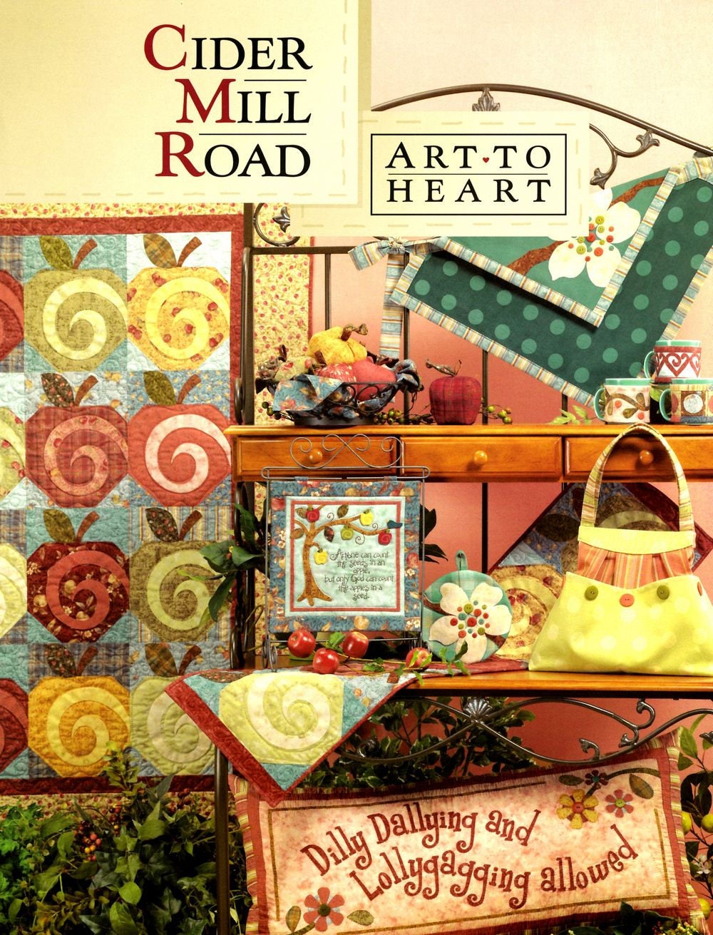 Cider Mill Road Quilt Pattern Book by Nancy Halvorsen of Art to Heart