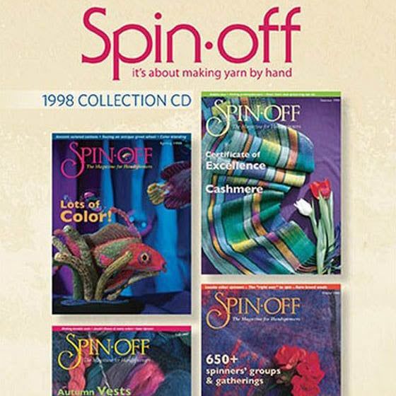 Spin-Off Magazine (Making Yarn By Hand) 1998 Collection Issues on CD