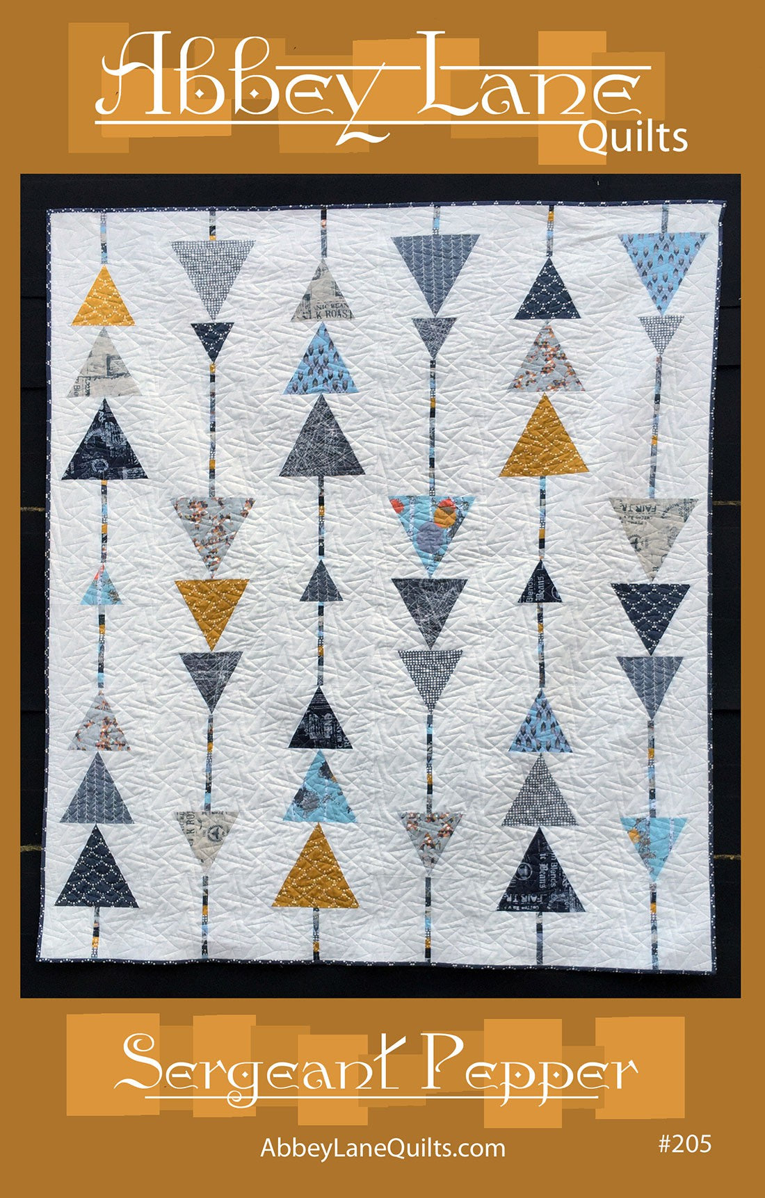 Sergeant Pepper Quilt Pattern by Marcea Owen and Janice Liljenquist for Abbey Lane Quilts