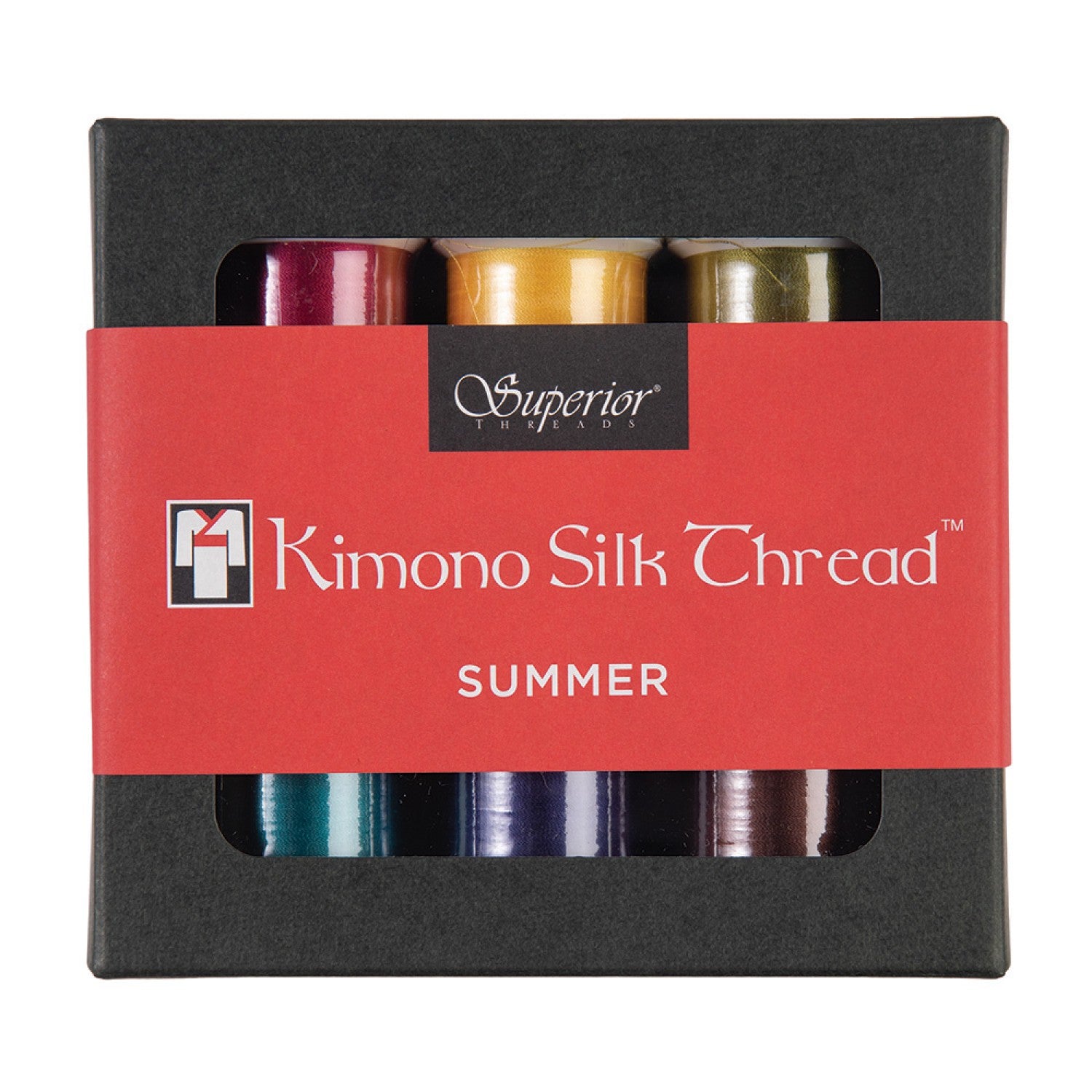 Kimono Silk 6-Spool Thread Set Summer Collection by Superior Threads
