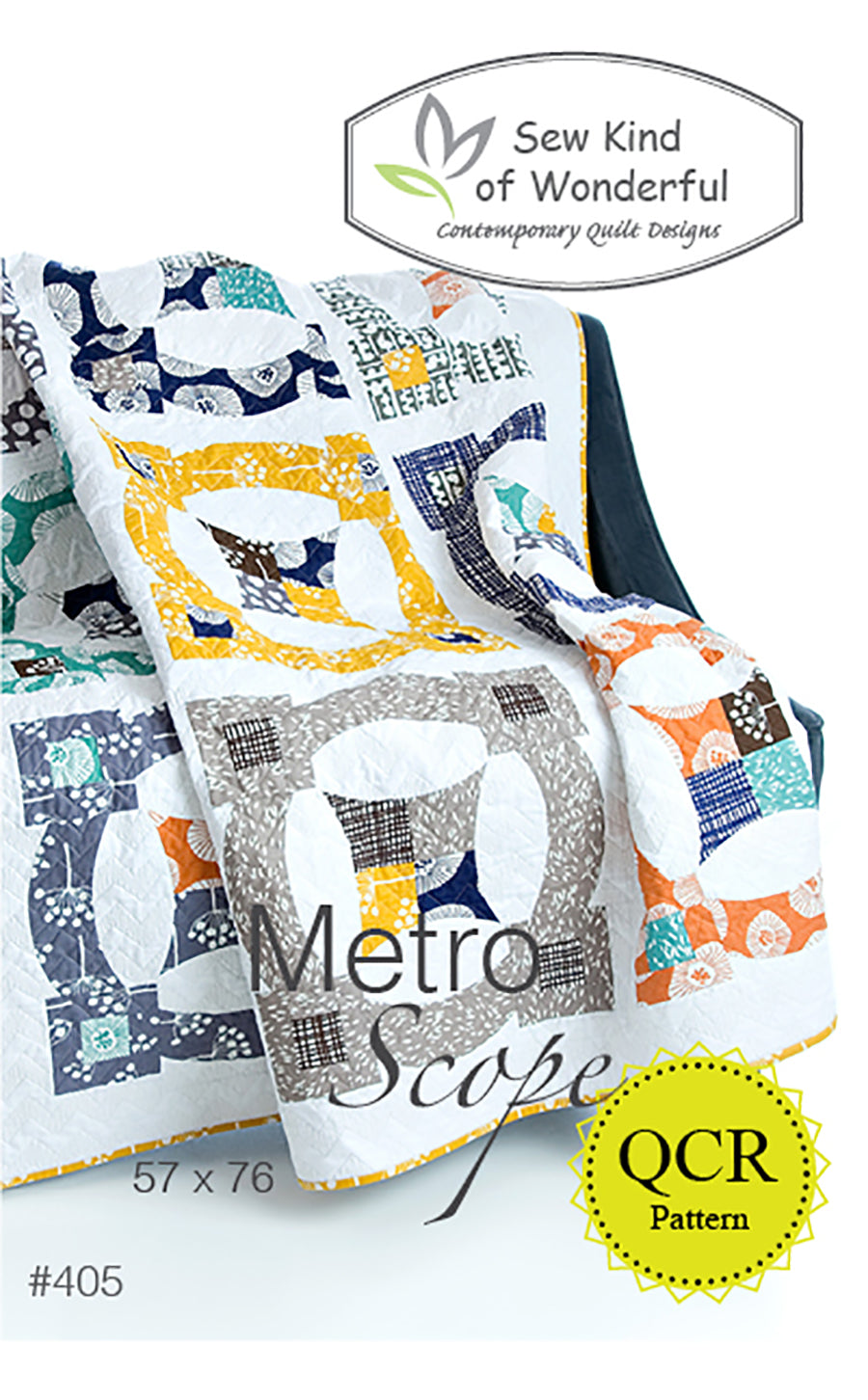 Metro Scope Quilt Pattern by Jenny Pedigo of Sew Kind of Wonderful