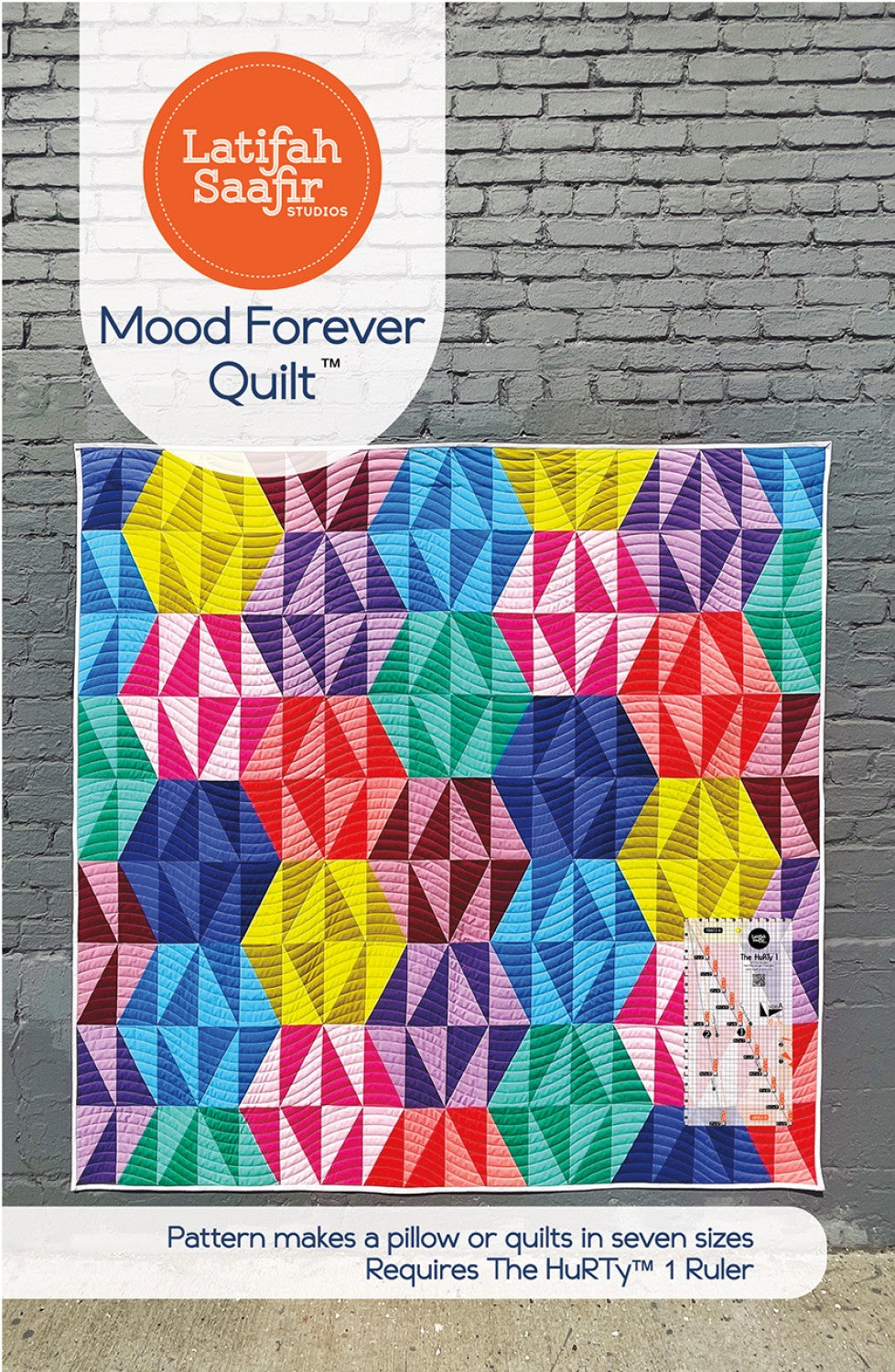 Mood Forever Quilt Pattern for Baby to King Size Quilts by Latifah Saafir