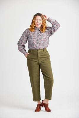 Vernon Shirt Sizes 0 - 16 Sewing Pattern by Jenny Rushmore of Cashmerette Patterns