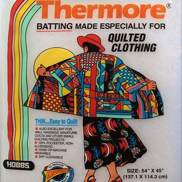 Hobbs Thermore Ultra Thin Polyester Batting 54 Inches X 45 Inches