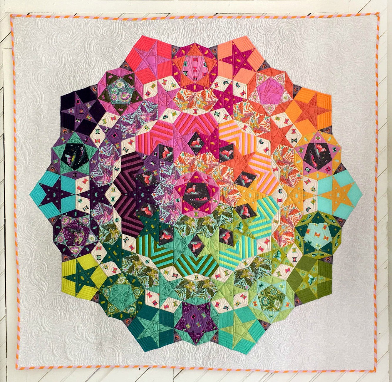 Tula Nova Quilt Pattern and Paper Piece Pack Complete Set by Tula Pink