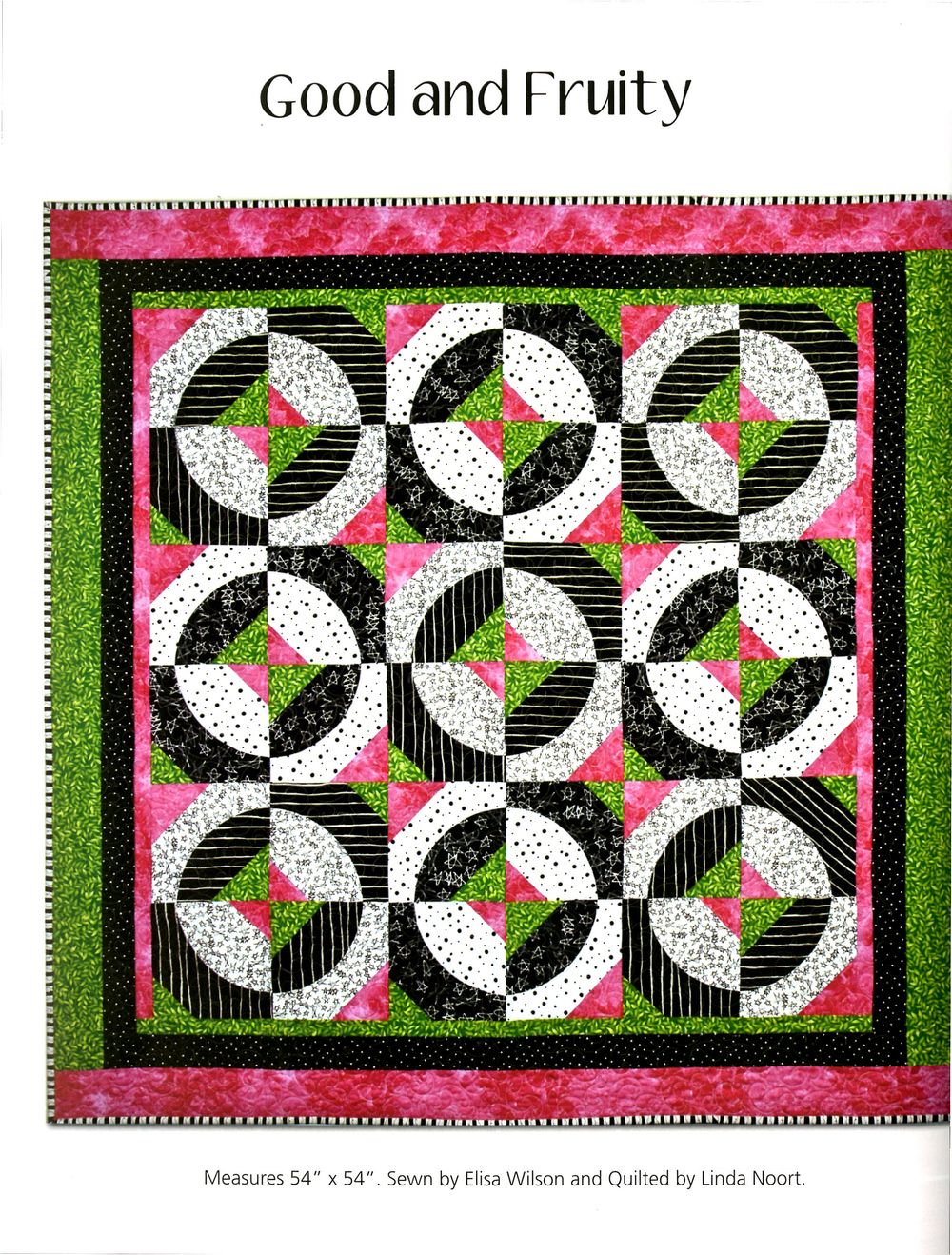 Crazy Curves Continues Quilt Pattern Book By Elisa Wilson of Backporch Design