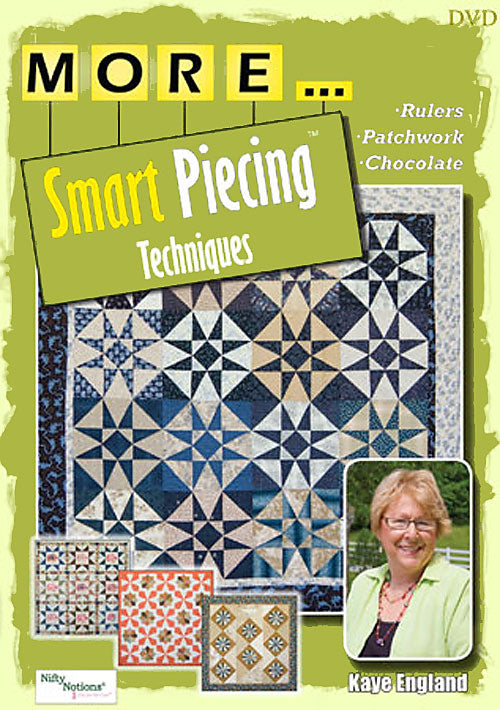 More Smart Piecing Techniques Video on CD with Kaye England of Kaye England Publications