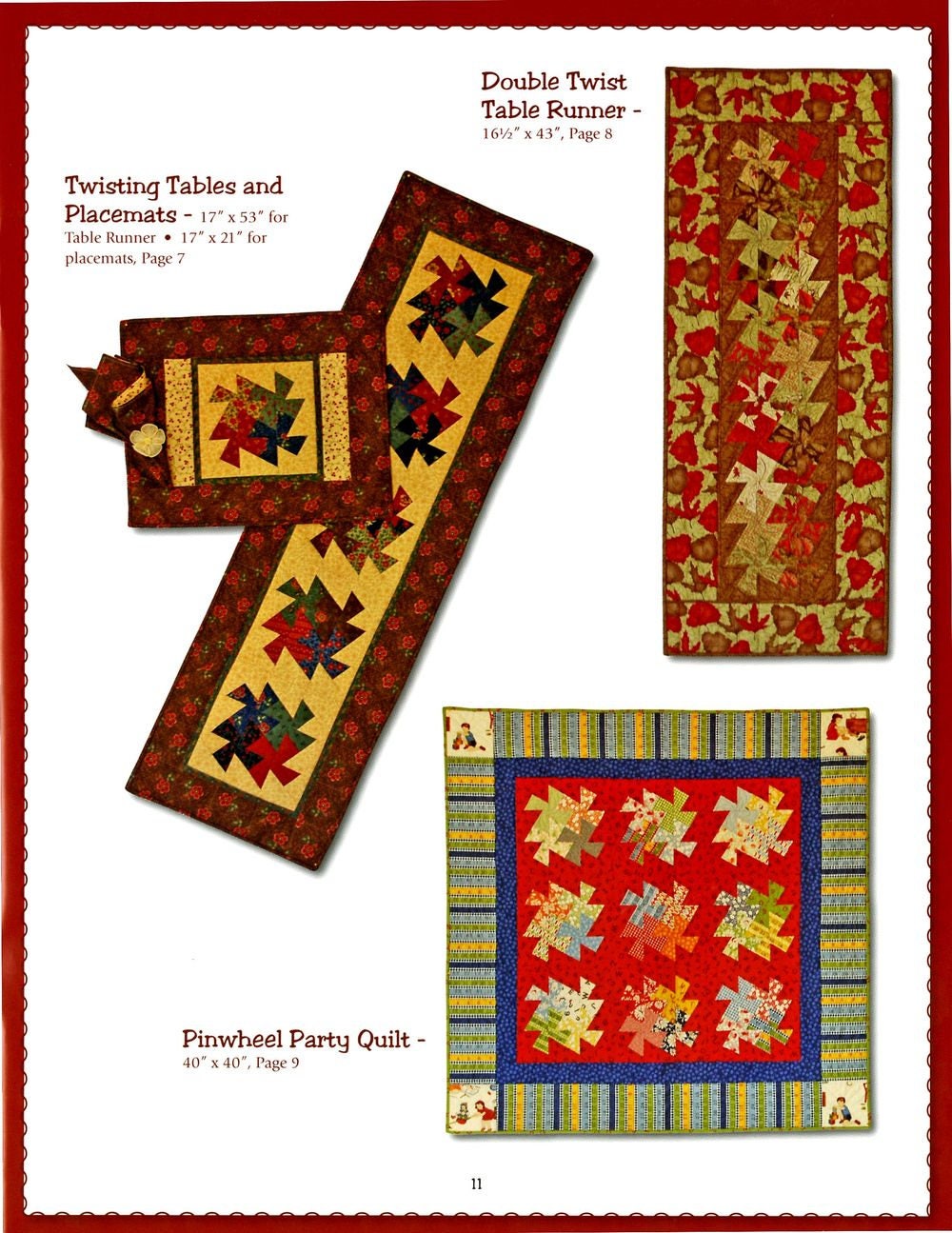 Let's Twist Quilt Pattern Book by Marsha Bergren for Twister Sisters