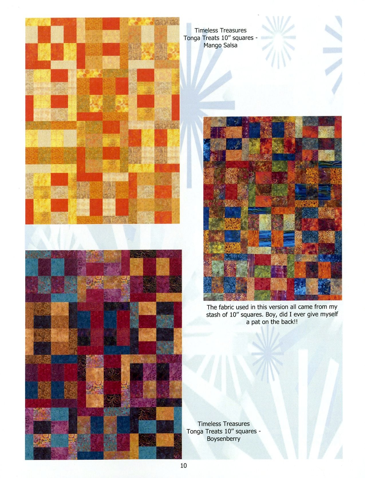 Director's Cut Quilt Pattern Book by Marlous Carter for Marlous Designs