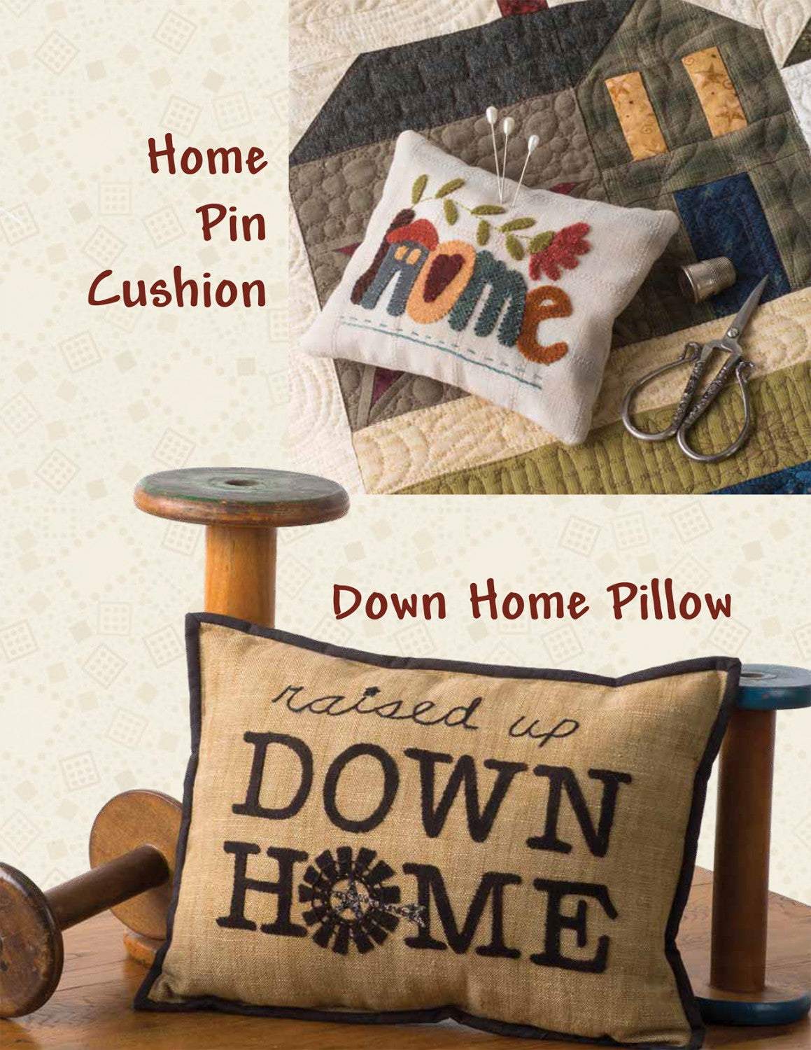 Down Home Quilts Quilt Pattern Book by Janet Nesbitt of One Sister Designs