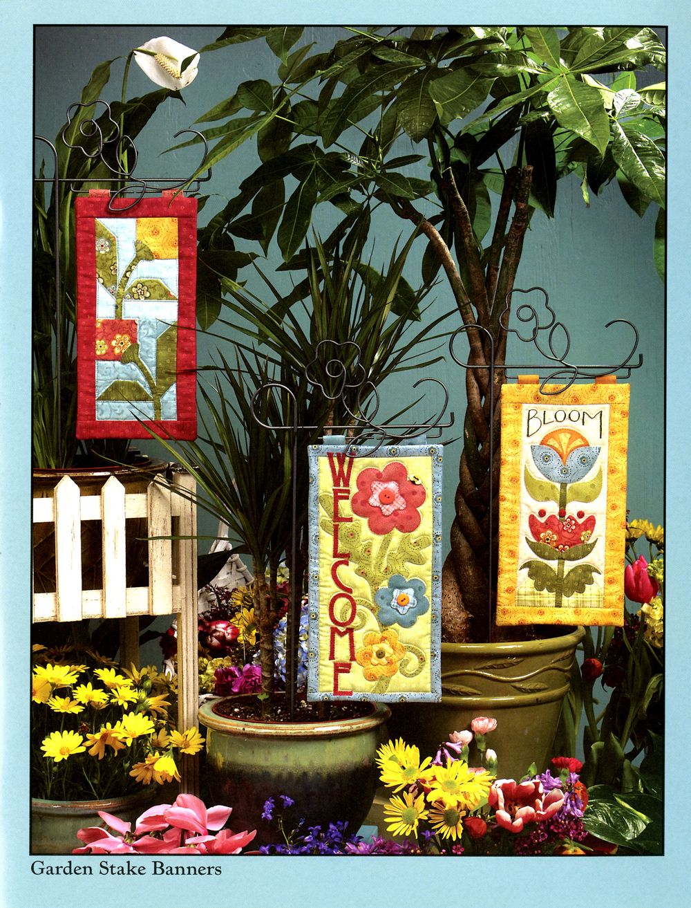 Garden Song Quilt Pattern Book by Nancy Halvorsen of Art to Heart
