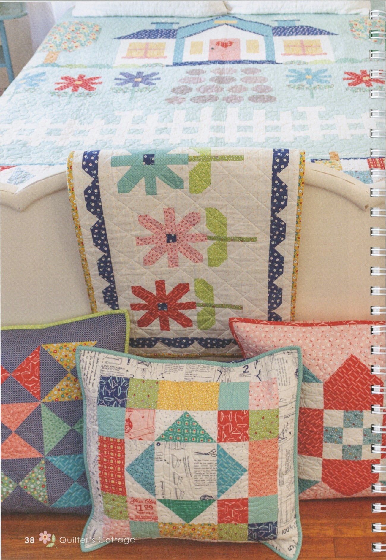 Quilter's Cottage Quilt Pattern Book by Lori Holt for It's Sew Emma