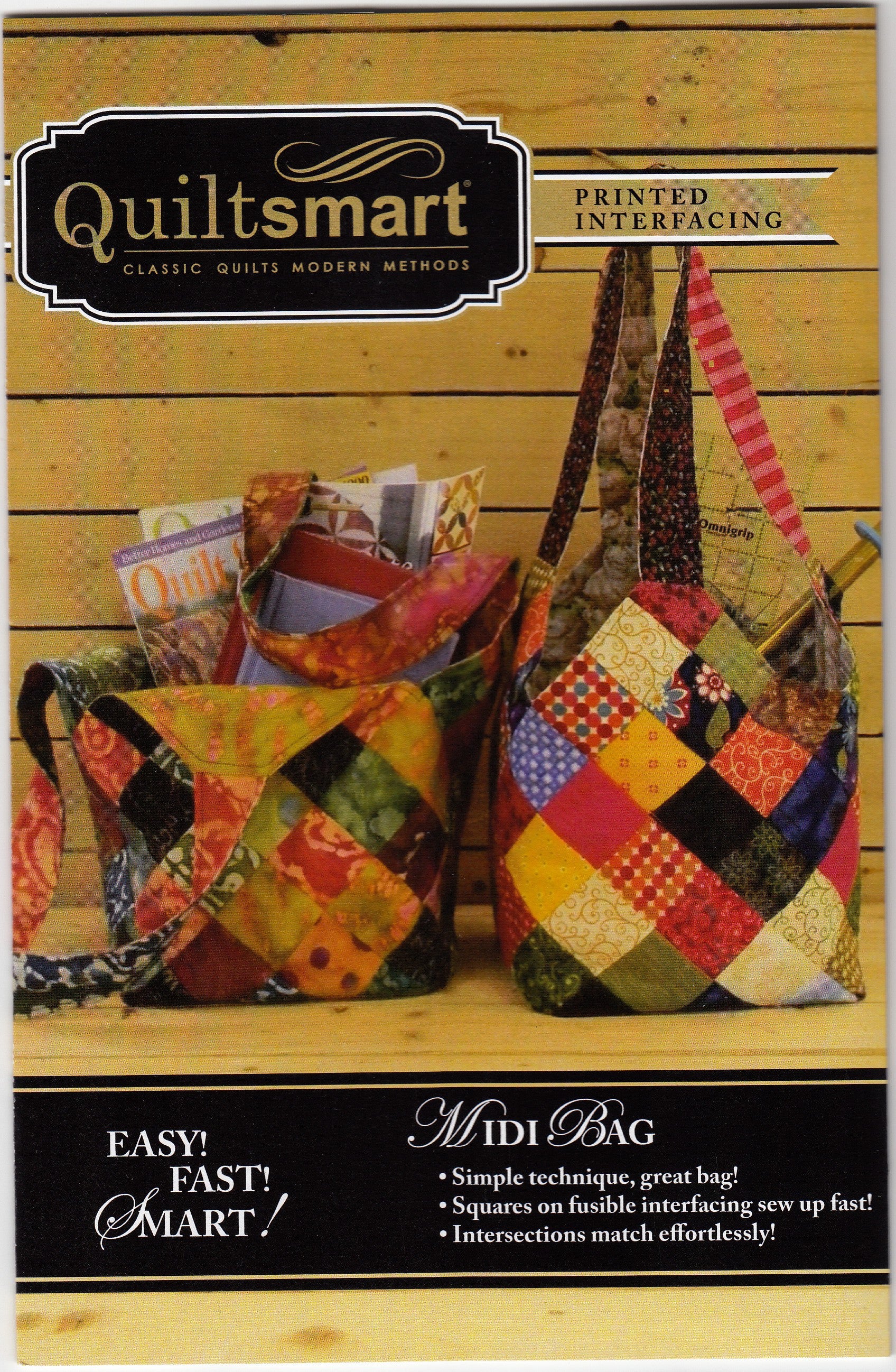 Midi Bag Fun Pack - Pattern And Printed Interfacing By Quiltsmart