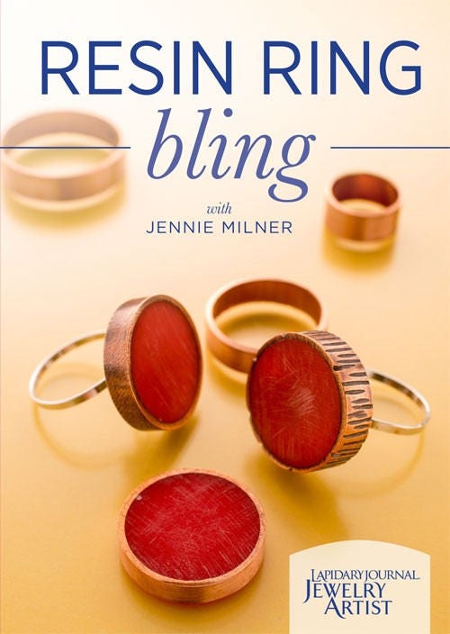 Resin Ring Bling Video on DVD with Jennie Milner for Interweave