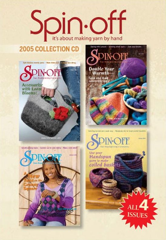 Spin-Off Magazine (Making Yarn By Hand) 2005 Collection Issues Digitized on CD