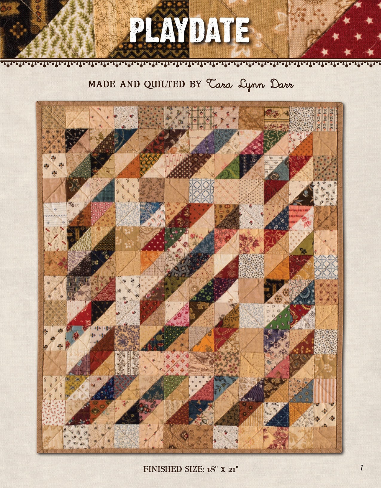 Small Treasures From Scraps Quilt Pattern Book by Tara Lynn Darr for Kansas City Star Quilts