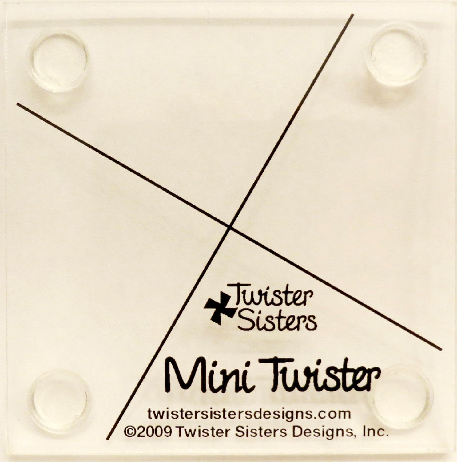 Mini Twister Tool Quilt Template by Marsha Bergren for Twister Sisters