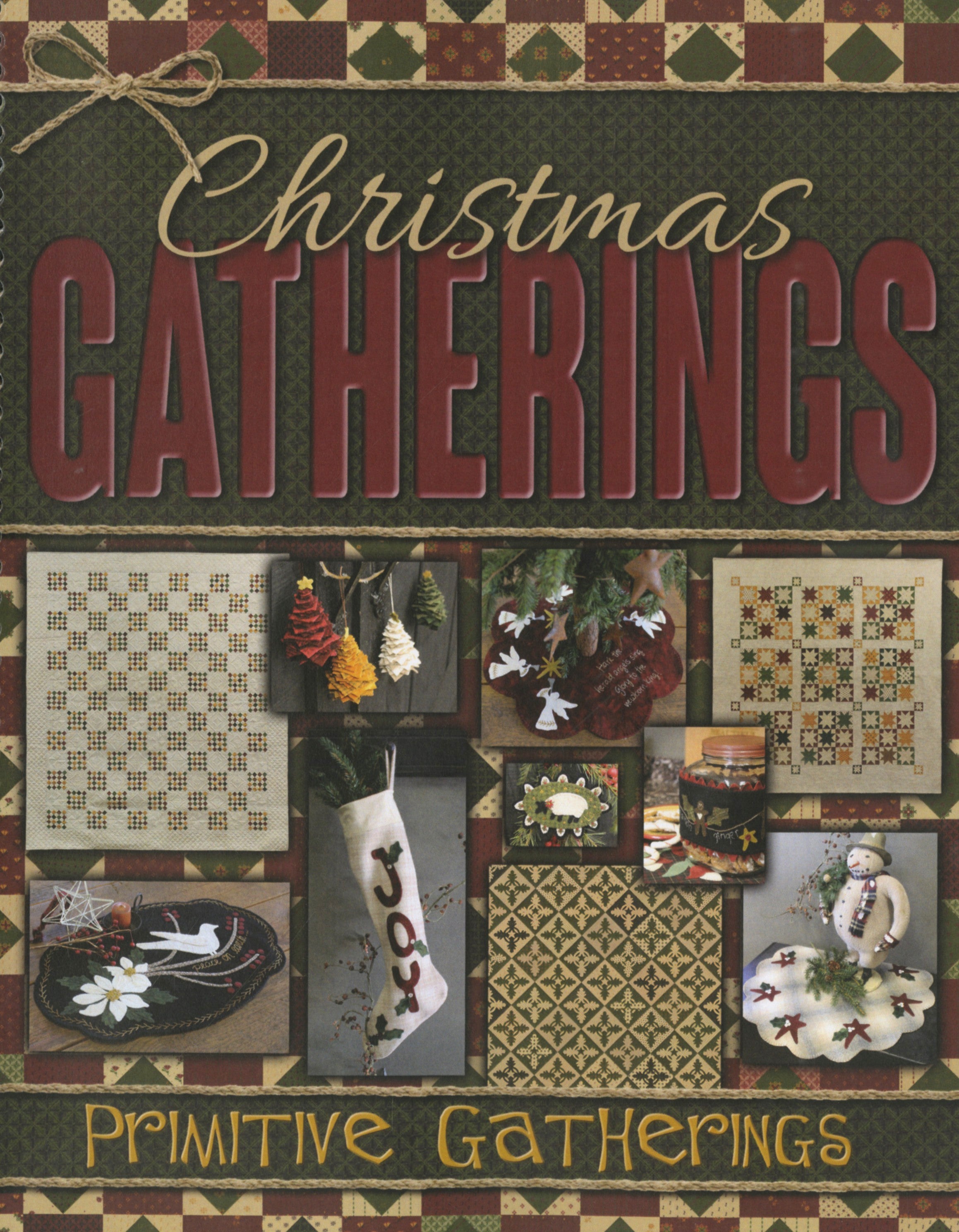 Christmas Gatherings Quilt Pattern Book by Lisa Bongean of Primitive Gatherings