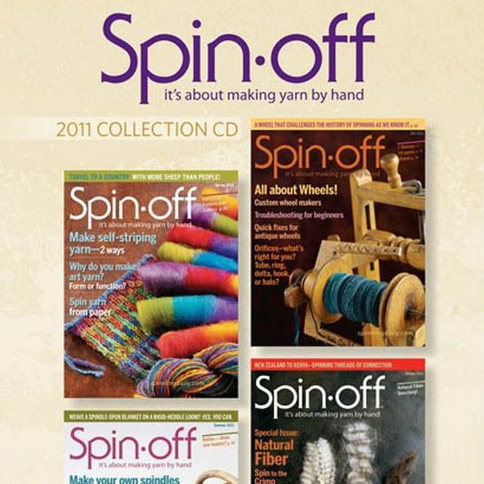 Spin-Off Magazine (Making Yarn By Hand) 2011 Collection Issues on CD