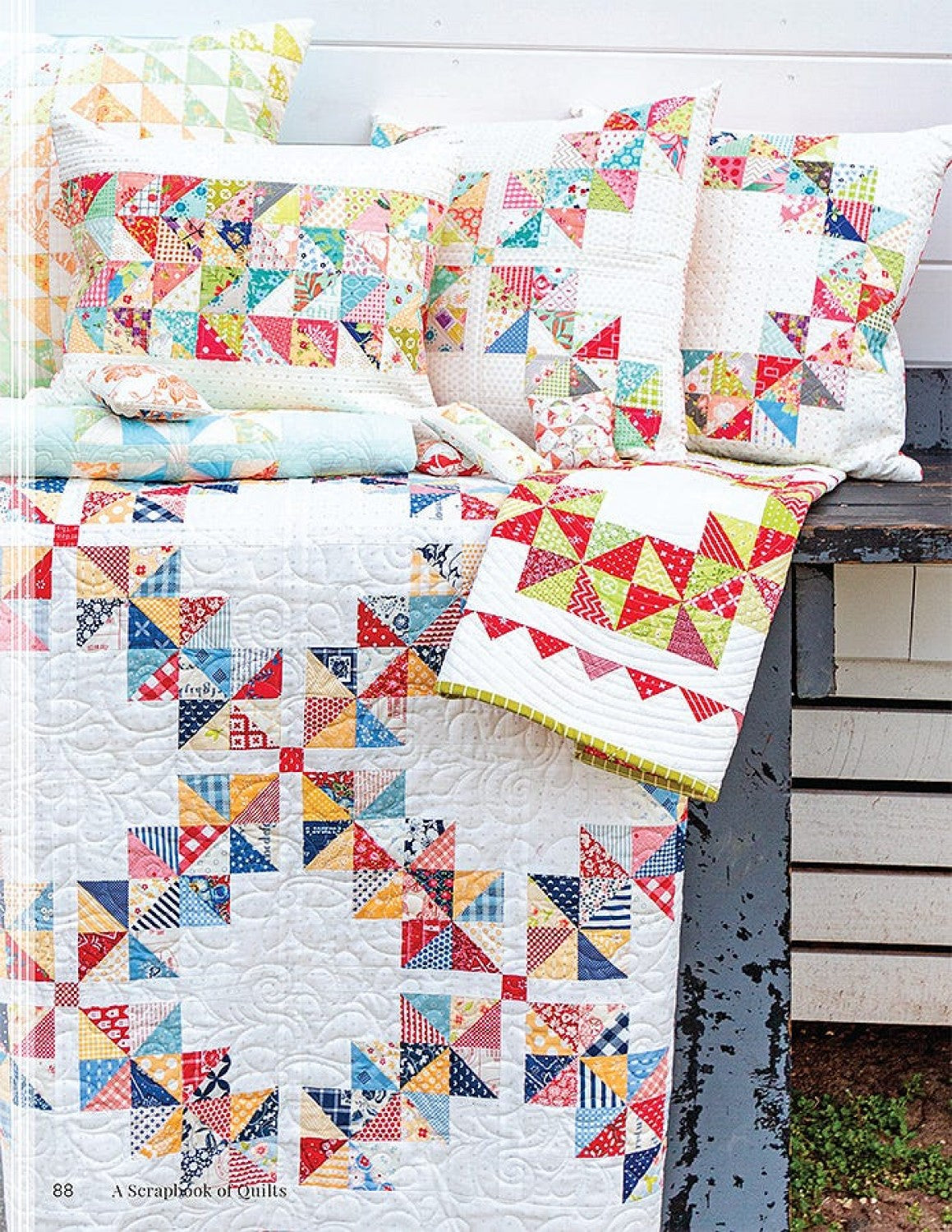 A Scrapbook Of Quilts Quilt Pattern Book by Carrie Nelson and Janna Fiueroa for It's Sew Emma