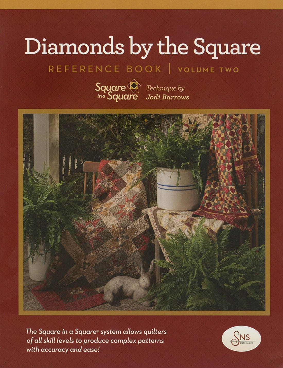 Diamonds By The Square Quilt Reference Book by Jodi Barrows for Square in a Square
