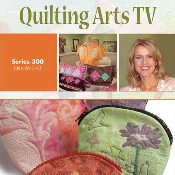 Quilting Arts TV Series 300 Video on DVD with Pokey Bolton