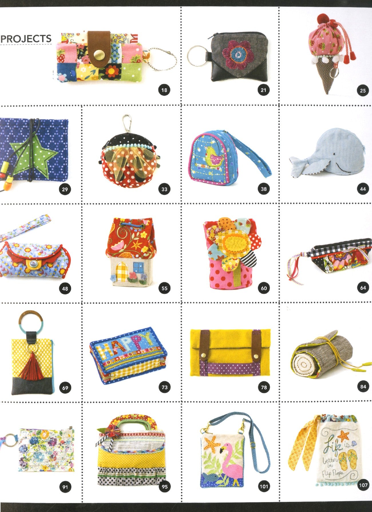 Sew Small 19 Little Bags Sewing Pattern Book by Jennifer Heynen for Stash Books