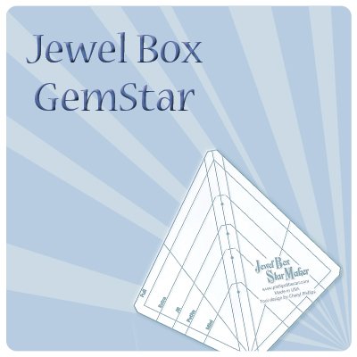 Jewel Box GemStar Quilt Ruler by Cheryl Phillips of Phillips Fiber Art