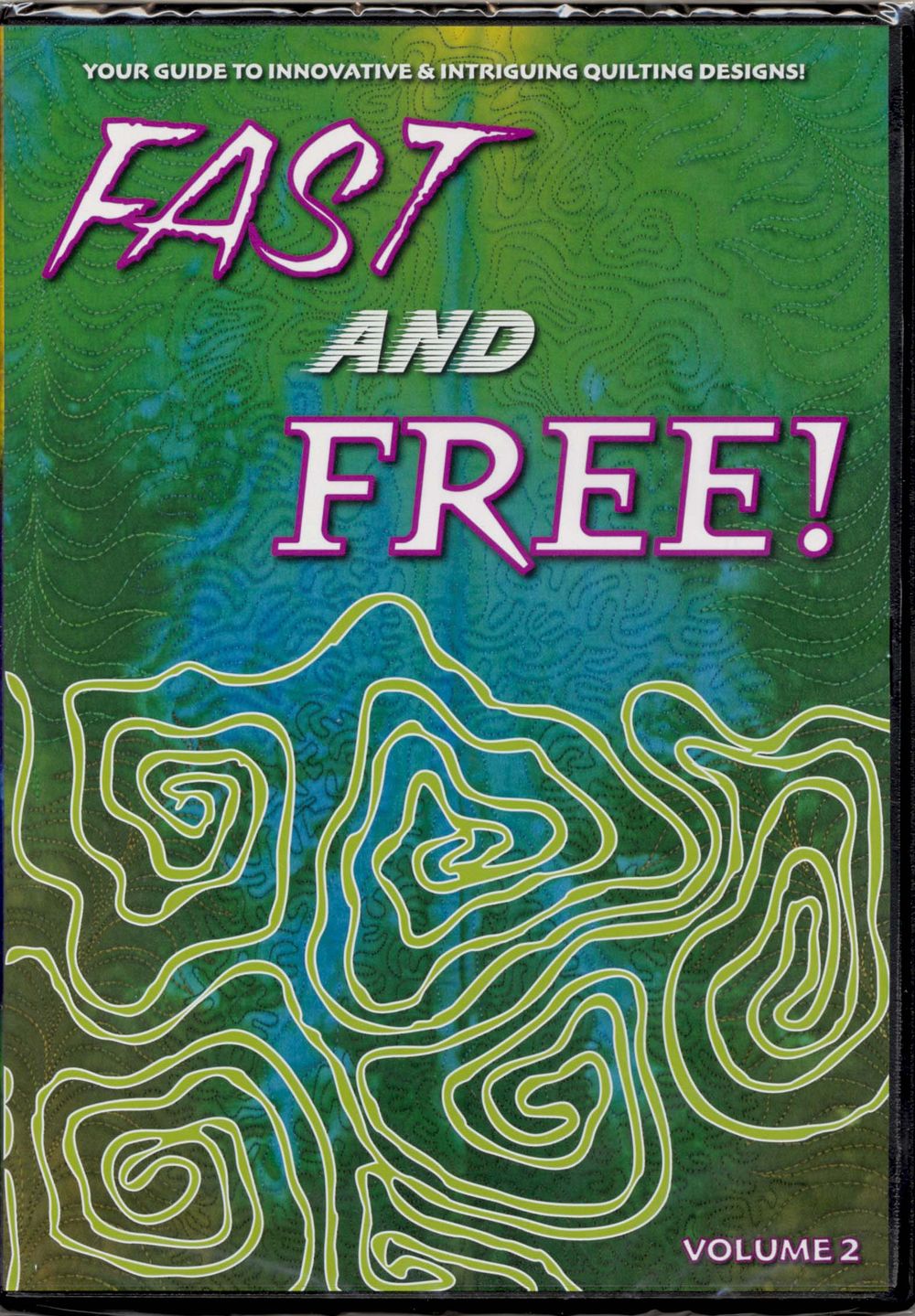 Fast And Free Volume 2 Machine Quilting Video on DVD with Patsy Thompson for Patsy Thompson Designs
