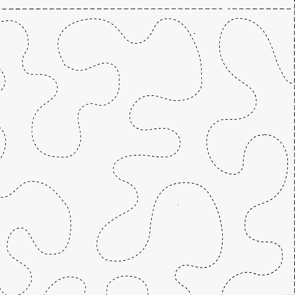 Quilt Pattern On A Roll Stipples Made Easy Large Stipple Pattern 301 - 9.5 Inch By 26 Feet