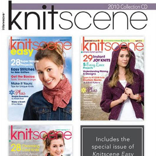 Knitscene Magazine 2010 Collection Issues on CD