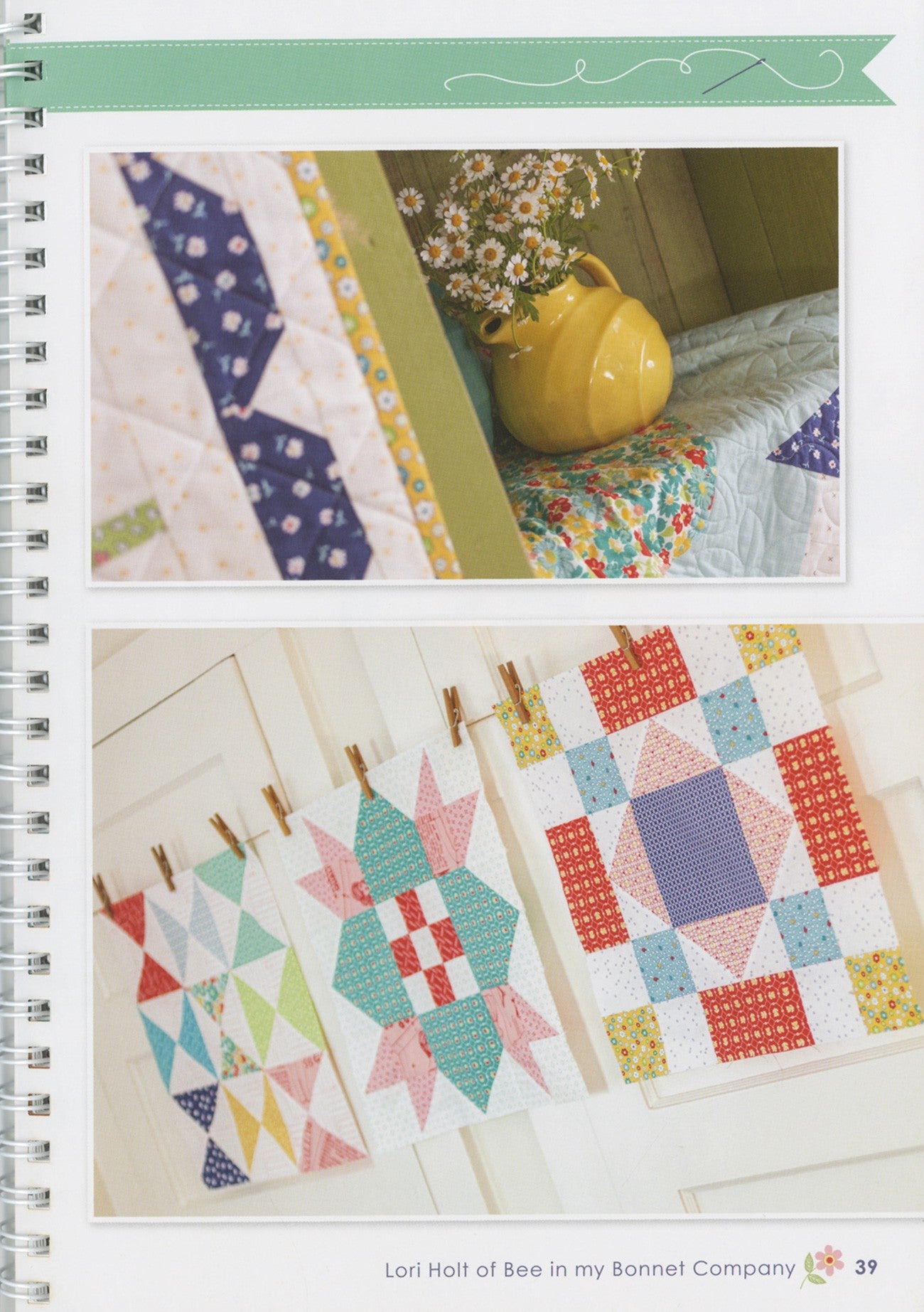 Quilter's Cottage Quilt Pattern Book by Lori Holt for It's Sew Emma