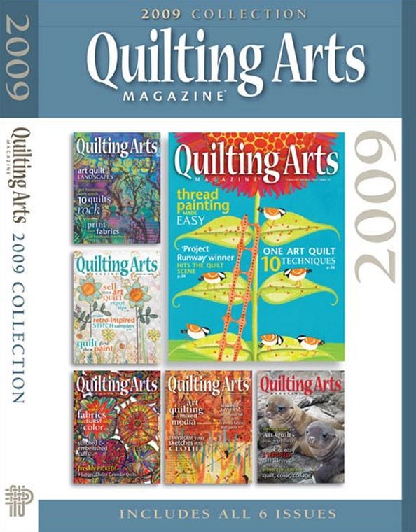 Quilting Arts Magazine 2009 Collection Issues Digitized on CD