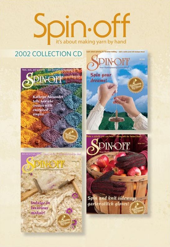 Spin-Off Magazine (Making Yarn By Hand) 2002 Collection Issues Digitized on CD