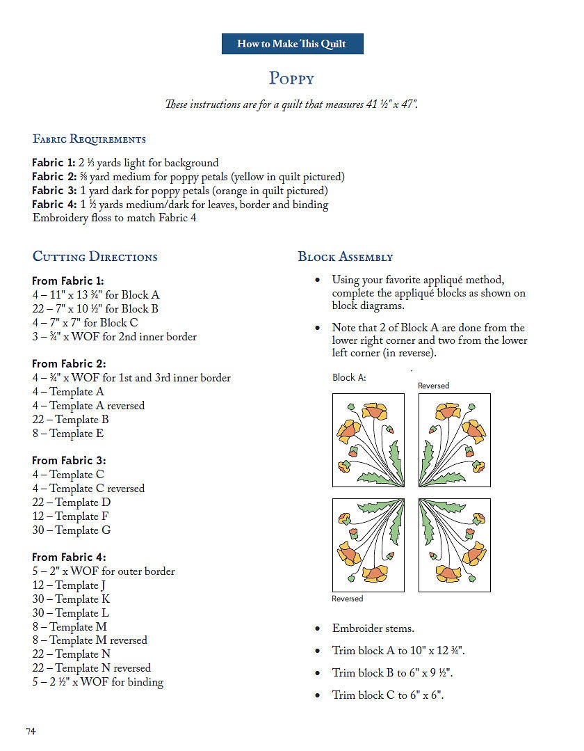 Revival! Quilt Pattern Book by American Quilt Study Group for Kansas City Star Quilts