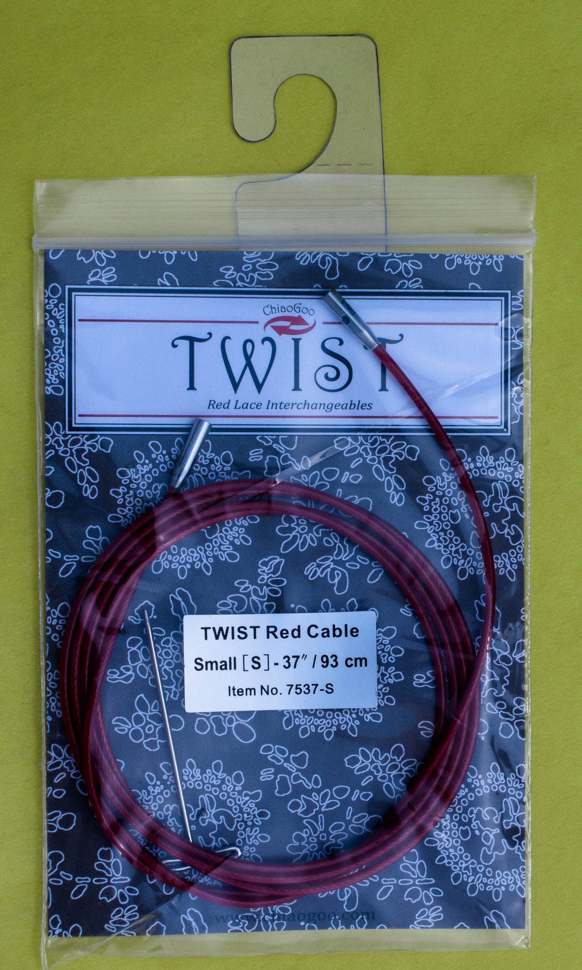 ChiaoGoo Twist Red Lace Interchangeable Cables 8in Small