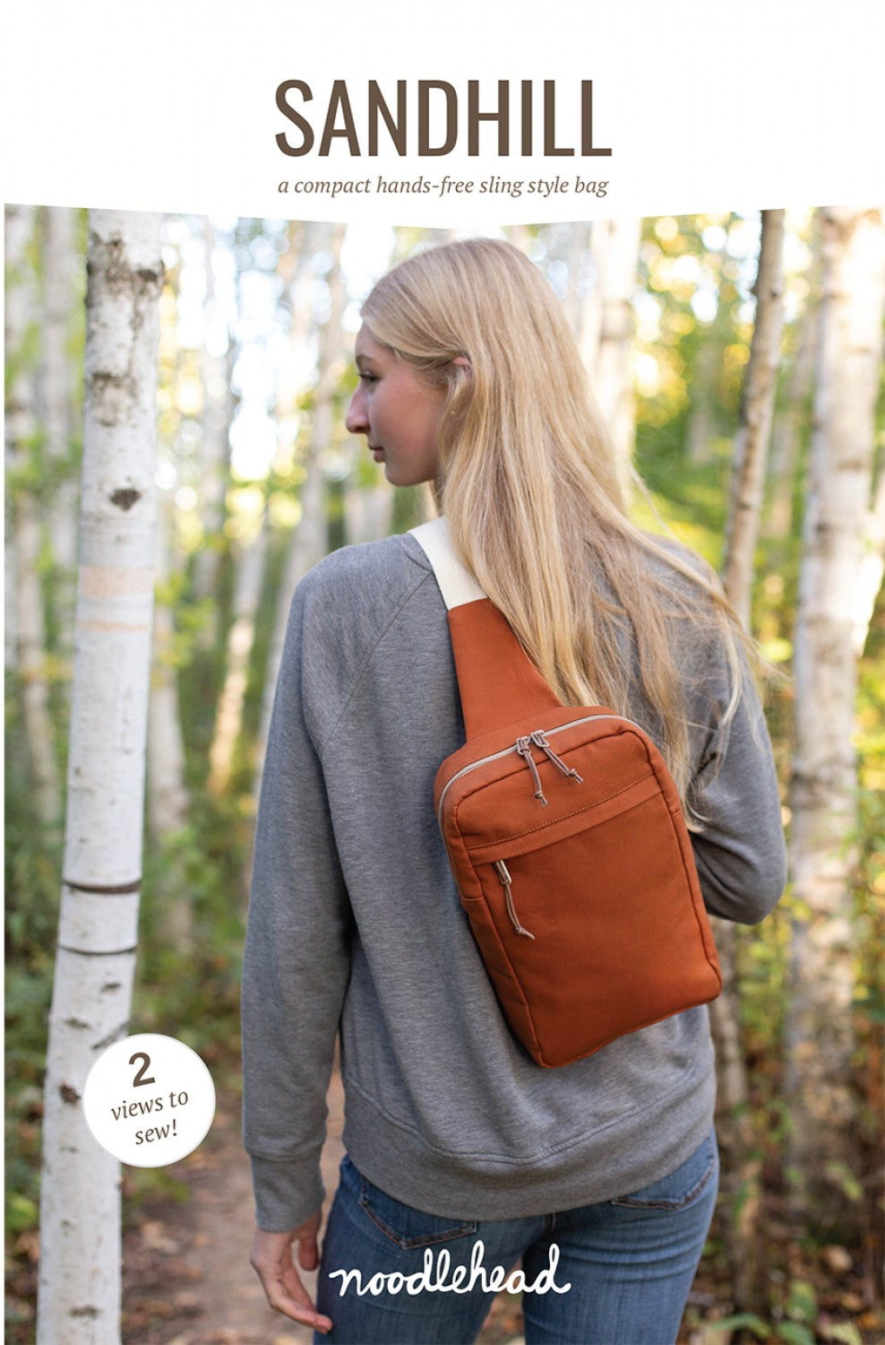 Sandhill Sling Bag Sewing Pattern by Anna Graham for Noodlehead