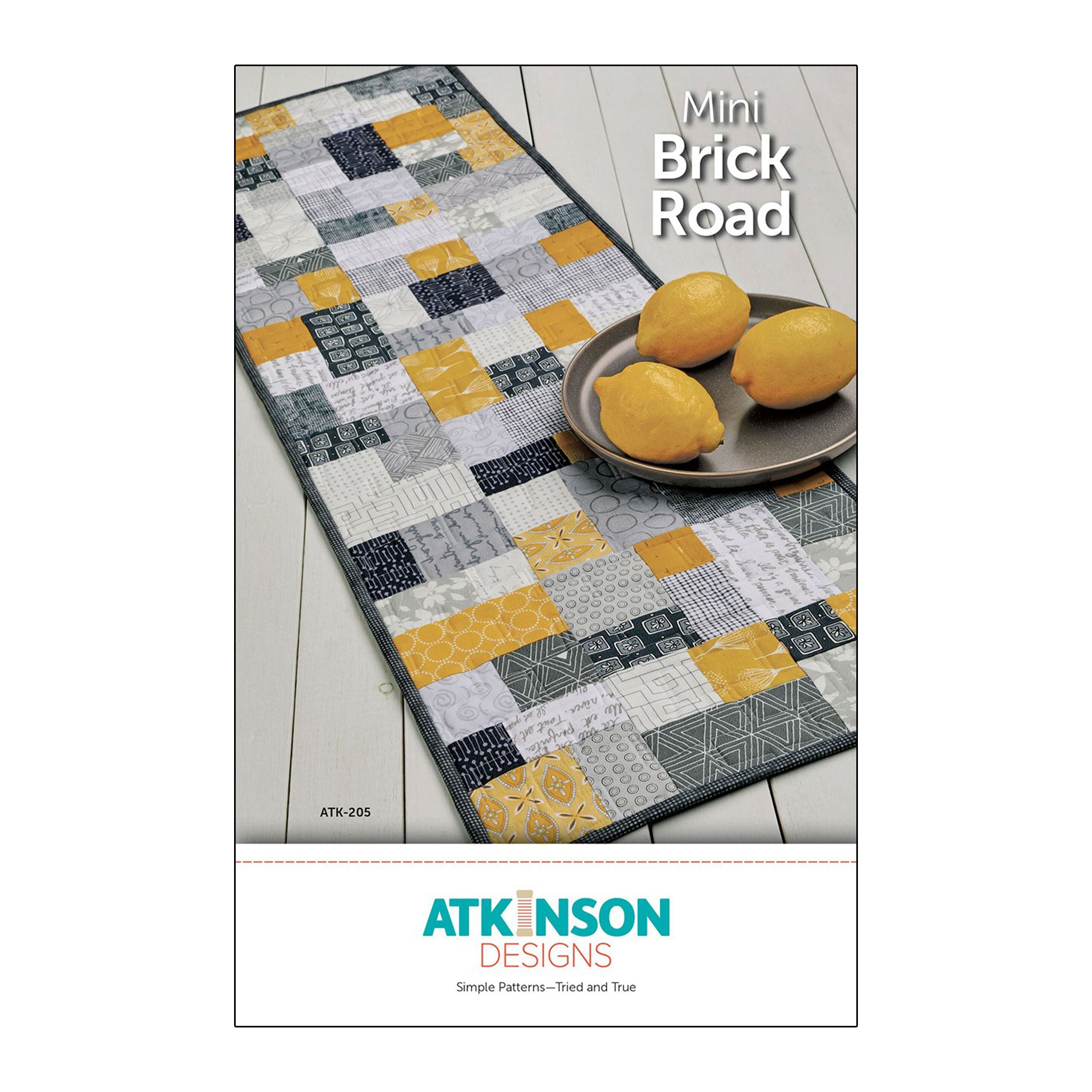 Mini Brick Road Quilt Pattern by Terry Atkinson of Atkinson Designs