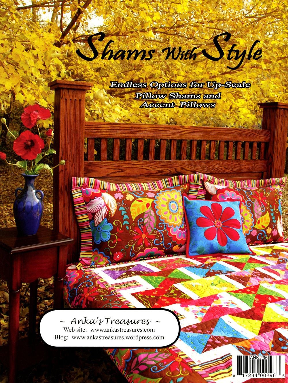 Shams With Style Quilt Pattern Book by Heather Peterson of Anka's Treasures