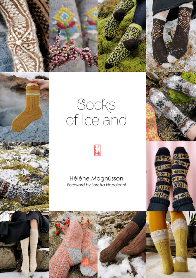 Socks of Iceland Knitting Pattern Book by Hélène Magnússon of Prjonakerling ehf